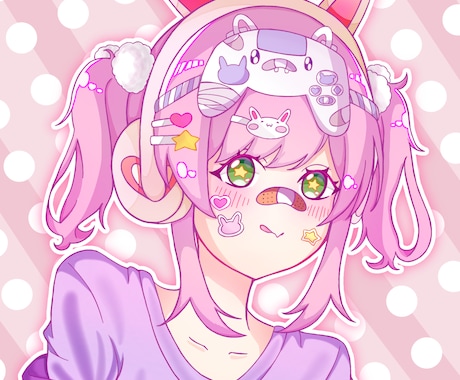 可愛いさ100%のアニメアイコンをお描きします 男の子、ミニキャラも！VTuberさん○　オーダーメイド○ イメージ2
