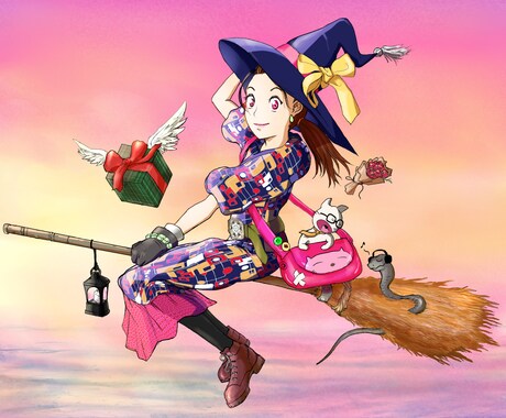 MVやポスター用のイラスト作成します アニメ塗りサイバー系・ファンタジー系のイラスト作成します。 イメージ2