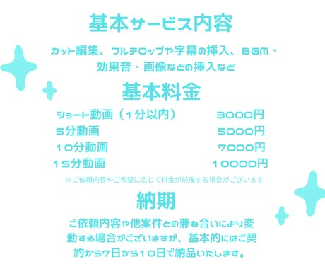 動画編集承ります 動画クリエイターの皆さんのお手伝いをします！ イメージ2