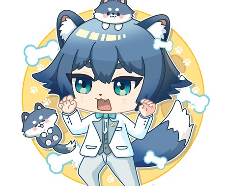かわいいイラストSDイラストを作成します かわいいSDイラストを作成します イメージ2