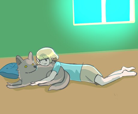 シンプルなキャラクターイラストを制作します シンプルなイラストを作成します。 イメージ2