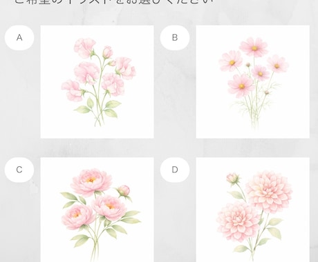 ショップカードまたはサンキューカードを作成します 100枚印刷込み｜送料無料｜水彩フラワー｜ピンク系 イメージ2
