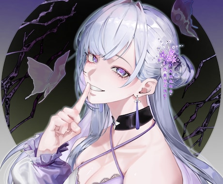 キラキラはっきりしたキャラクターを描きます イメージ1