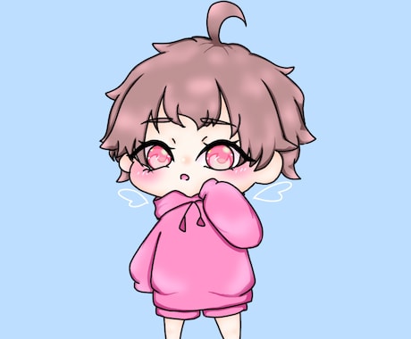 2〜3頭身ちびキャラを描きます SNS映えするゆるかわちびキャラ描きます イメージ1
