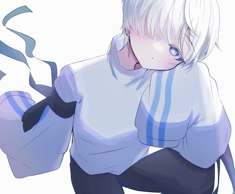 アイコンや配信サムネ用立ち絵などお描きします ふわふわ系可愛らしい絵柄が好きな方ぜひご検討ください イメージ2