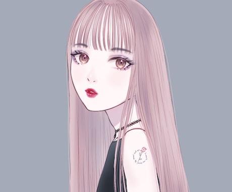 大人可愛い♪オシャレな女の子イラストお描きします 商用◎優しいテイストで配信やアイコン、書籍の表紙等に！ イメージ1