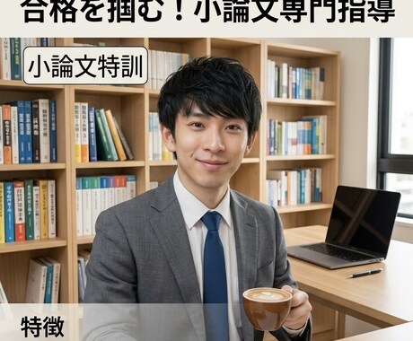 小論文を現役指導者が添削します イメージ1