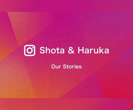 インスタのストーリー風の生い立ちムービー作ります 写真とテキスト送るだけ！長さ自由！インスタグラム風のムービー イメージ2