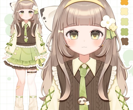VTuberキャラデザ～モデリング一括制作できます イメージ1
