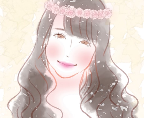 おしゃれな似顔絵アイコン描きます SNSなどで使用できる似顔絵アイコンです イメージ1