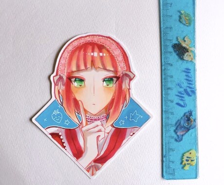 アナログで、アイコン作成します ●完成したイラスト、ご自宅にお届け イメージ2