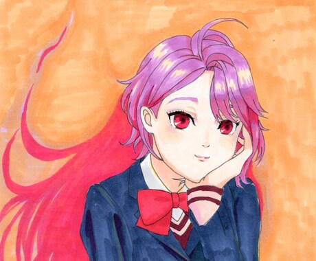 手描きのイラスト描きます 無料サービスあり！ohuhuマーカーで着彩します イメージ2