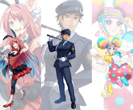 先着10件値下げ中！立ち絵描きます TRPGやゲームで使えるキャラクター立ち絵の制作をいたします イメージ1