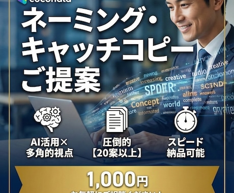 斜め上の発想！AI×多角視点で20案提案します 普通のAIには出せない、脳を刺激する「変化球」を投げます イメージ2