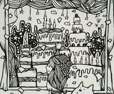 絵本のようなやわらかいイラストを描きます 年賀状イラストや結婚・出産等のプレゼントなどに♪ イメージ2