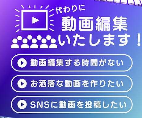 動画編集いたします 動画の力で売上を伸ばしたいと思っている貴方の力になりたい イメージ1