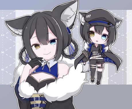 等身イラストのバストアップ描きます ふわっと可愛い雰囲気のイラストです！ イメージ2
