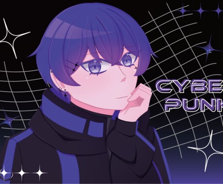 キャラクターを描きます 背景のデザインも作成できます。 イメージ2