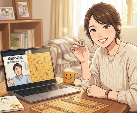 将棋初段を目指す！級位者のために個別指導します イメージ1