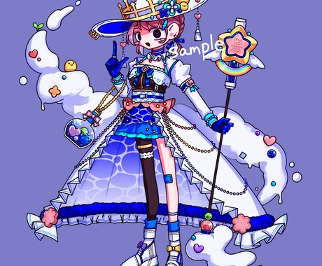 キャラクターイラストお描きします TRPG、ゲーム、動画などに使用できます イメージ2