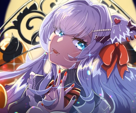 印象的な人物イラストに描かせていただきます SNSやブログのヘッダー、動画用の1枚絵、立ち絵等に！ イメージ1