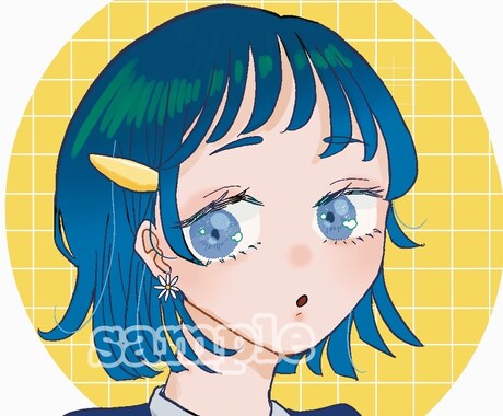 SNSのアイコン描きます かわいい女の子のアイコンを描きます！ イメージ2