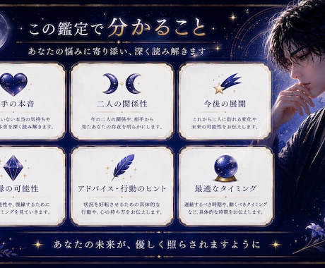 相手の本音を深く読み解きます 恋愛/復縁/複雑恋愛鑑定/不倫/浮気 イメージ2