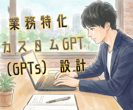 あなたの業務に合わせたカスタムGPTを作ります 使い方の説明つき。業務で"すぐ使える状態"で納品 イメージ1