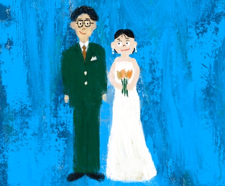 絵本のような優しいタッチで作成します お部屋にも飾れるので、贈り物にもおすすめです。 イメージ2