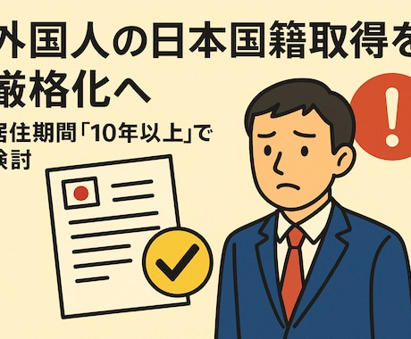 外国人の帰化（日本国籍取得）応援します １０年へ改正前、帰化申請希望者への相談サービスです。 イメージ1