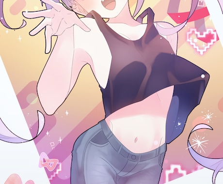 可愛い系イラスト、カッコイイ系イラストを描きます あなたのキャラクターをもっと可愛く、カッコよくします！ イメージ2