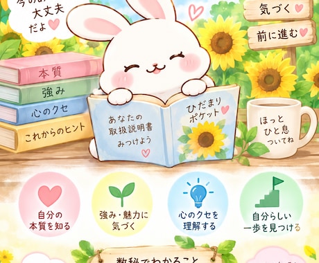 数秘であなたらしさ・強み・心のクセを読み解きます 生年月日に隠れた数字から、あなたらしさ・強み・心のクセ イメージ1