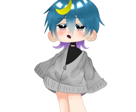 オリジナルキャラクターをミニキャラで描きます オリジナルグッズ、アイコン、立ち絵などに活用しよう！！ イメージ1