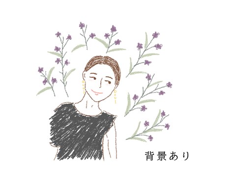 SNSアイコンに使えるゆるい似顔絵イラスト描きます プロフィールやSNSで目を引くあなたらしいアイコンに イメージ1