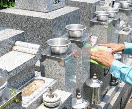 京都市内限定 ✦お墓のお掃除代行します なかなかお墓参りできない方の代わりいたします。 イメージ1