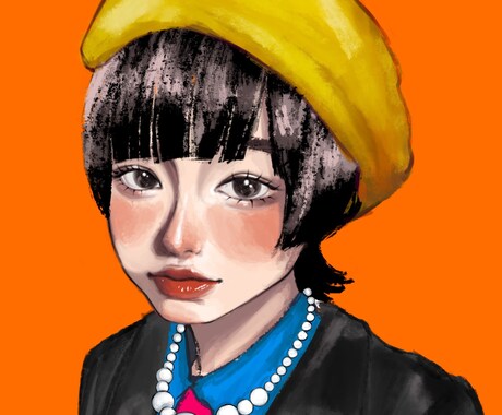 リアルなタッチで鮮やかなSNSアイコン描きます リアルなタッチだけど可愛らしさが入った鮮やかな色彩で描きます イメージ2