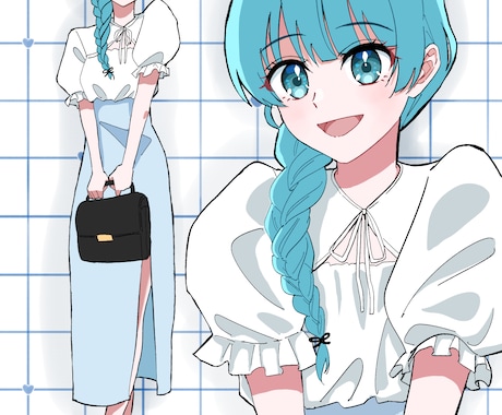 限定価格！イラスト作成いたします 【VTuber様、OC、TRPG立ち絵など】 イメージ2