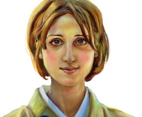 油絵風のアーティスティックなアイコンを描きます 一味違うアーティスティックな油絵肖像画風のイラストです イメージ1