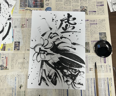 アナログ絵にしか感じ取れないリアルを思い出させます かっこいいアイコン、一枚絵を望むお方へ イメージ2