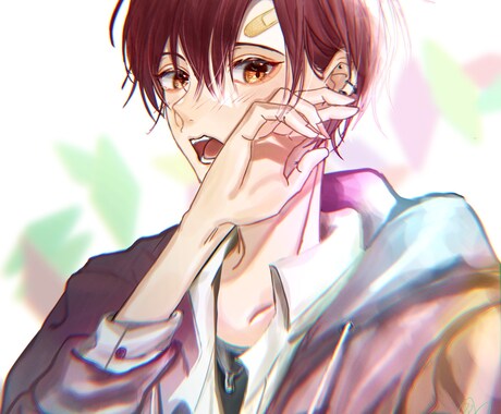 イラスト・アイコンお描きします 表情豊かでキラキラと明るい絵。 イメージ2