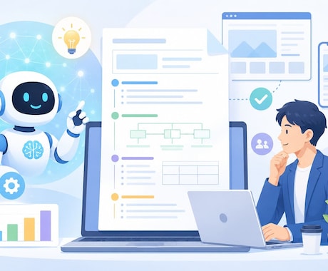AIで開発できる！Webアプリ要件定義書を作ります 「何を作るか」を整理してAI開発をすぐ始められる イメージ1