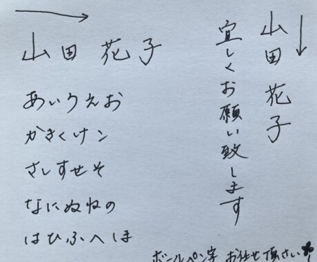 ボールペン字・鉛筆にて丁寧に代筆致します 今の時代こそ!!手書きが嬉しいですよね☺︎ イメージ2