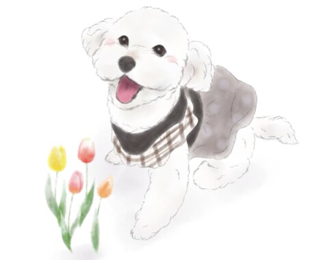 お写真を元に線画イラストを描かせていただきます 写真もいいけど、イラストでしか出せない魅力を〜 イメージ2