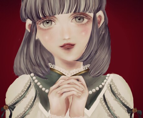 厚塗り女の子イラスト・似顔絵描きます 当日〜翌日納品！記念日のプレゼントなどにもおすすめです♡ イメージ2