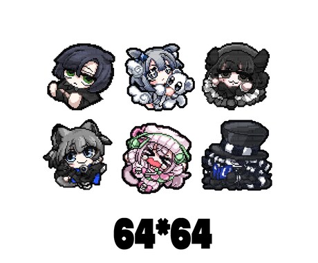 ドット絵イラスト作成します インパクトのあるドットイラストを提供。 イメージ2