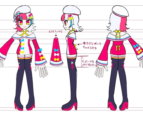 創作キャラクターのデザインをします キュートでポップなキャラデザが得意です。 イメージ2