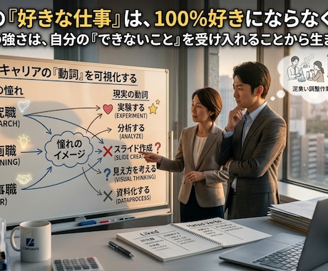 1週間、キャリア内省を”徹底的に"手伝います イメージ1