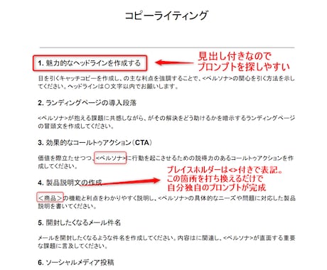 ChatGPTのプロンプト985個進呈します 穴埋め方式でそのまま使えるテンプレート集（ビジネス向け） イメージ2