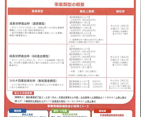事業再構築補助金となった採択事業計画書を公開します 新事業進出補助金の参考資料となる事業再構築補助金の採択計画書 イメージ2