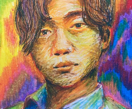 クレヨンで似顔絵描きます アナログの良さを感じる、あなたの似顔絵作ります！ イメージ1